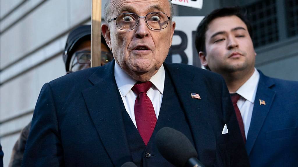 ARCHIV - Rudy Giuliani, ehemaliger Bürgermeister von New York. Foto: Jose Luis Magana/AP/dpa