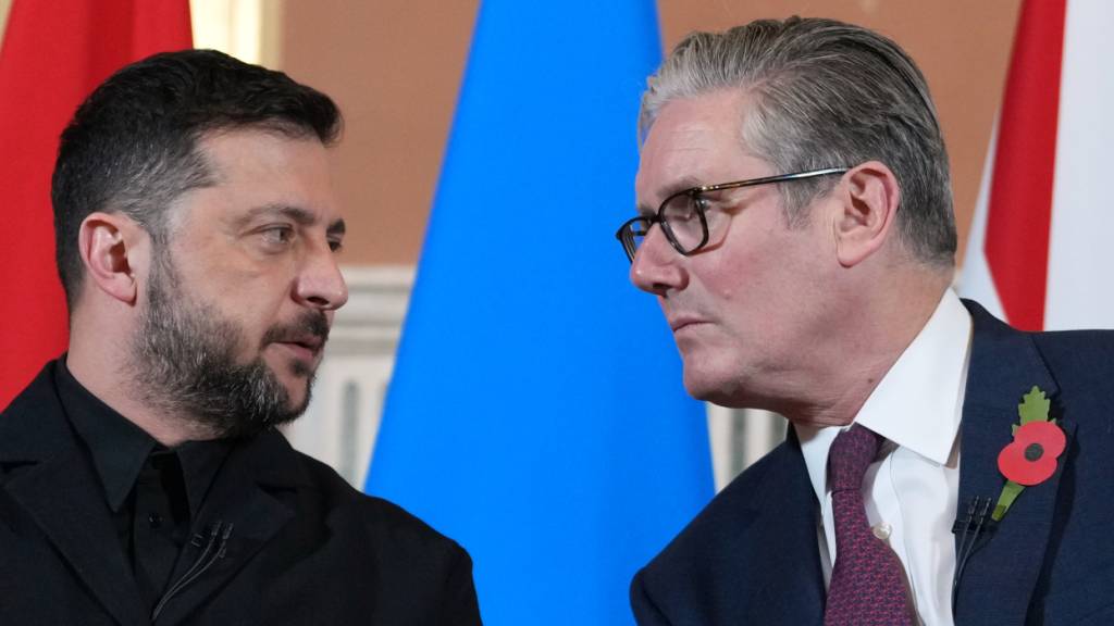 Bericht: Selenskyj Montag zu Beratungen in London