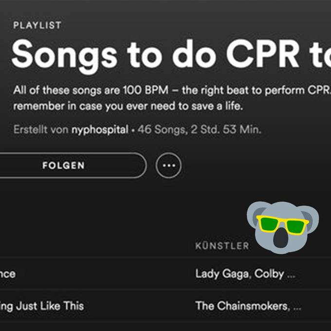 Diese Spotify-Playlist könnte Leben retten