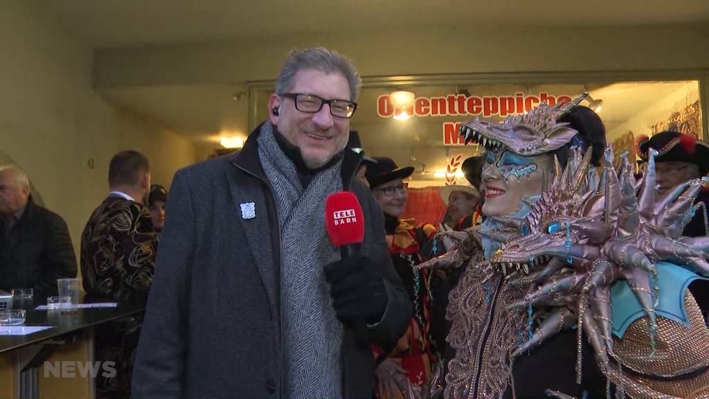 Bärner Fasnacht: Bärenbefreiung beim Käfigturm