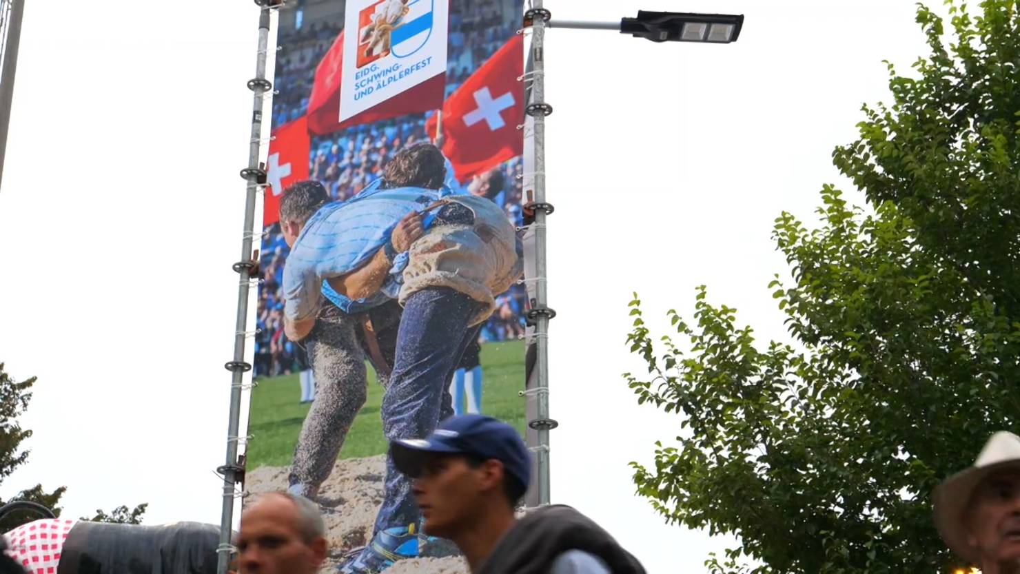  Foto zu Das Eidgenössische Schwingfest hat begonnen 