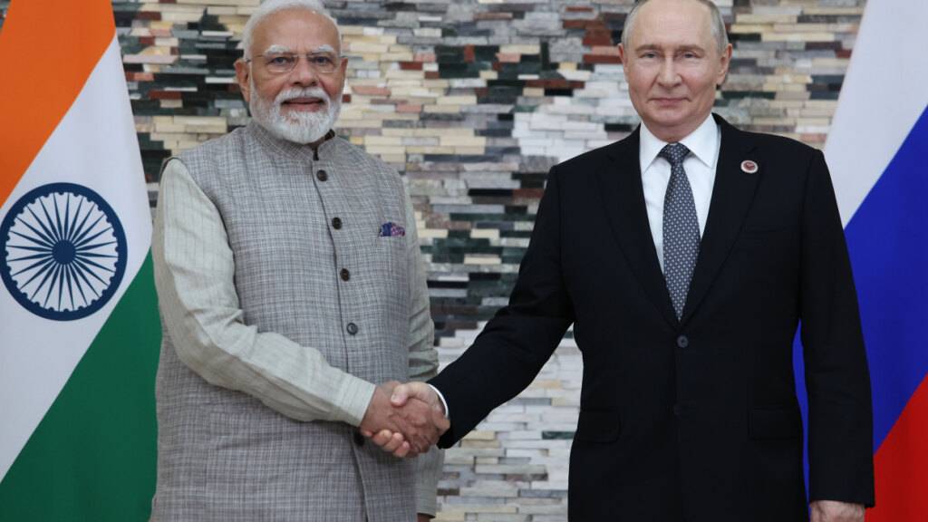 Modi im Gespräch mit Putin: Kriegsende ist nötig