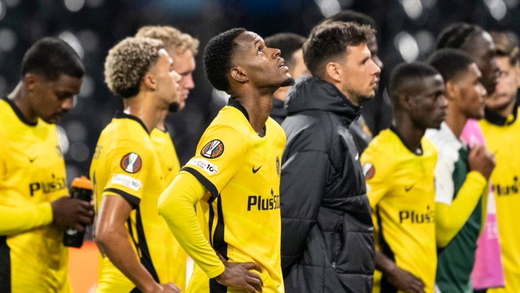 Dieses Szenario soll sich in Bukarest nicht wiederholen: Ratlose YB-Spieler nach Spielschluss