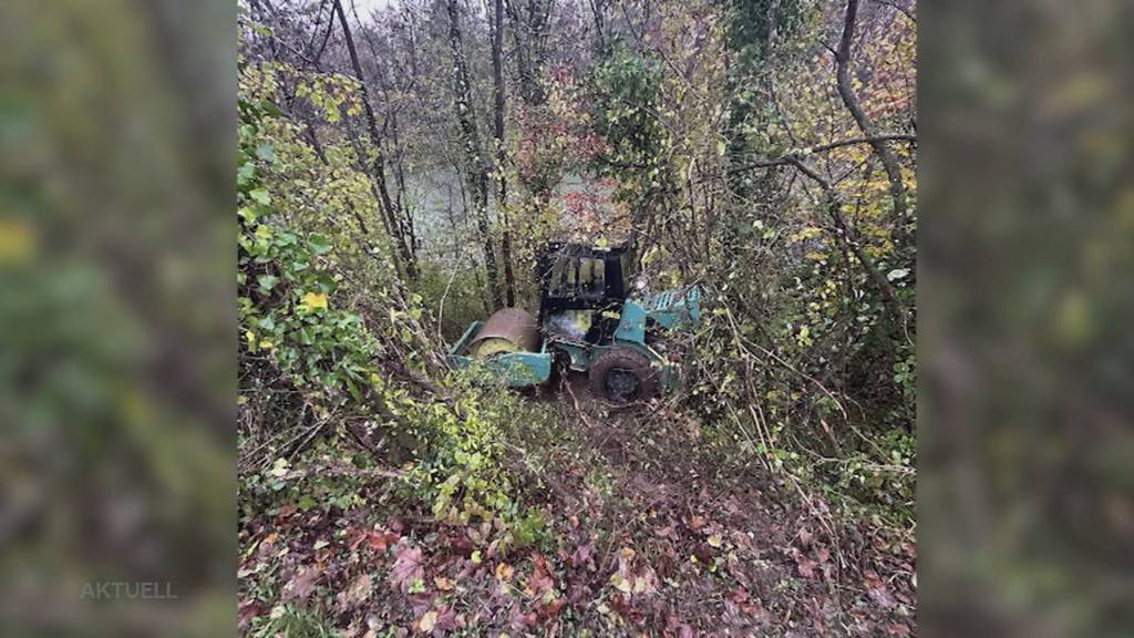 Verpfiffen: Bagger- und Walzen-Diebe von Baustelle in Auenstein sind gefasst