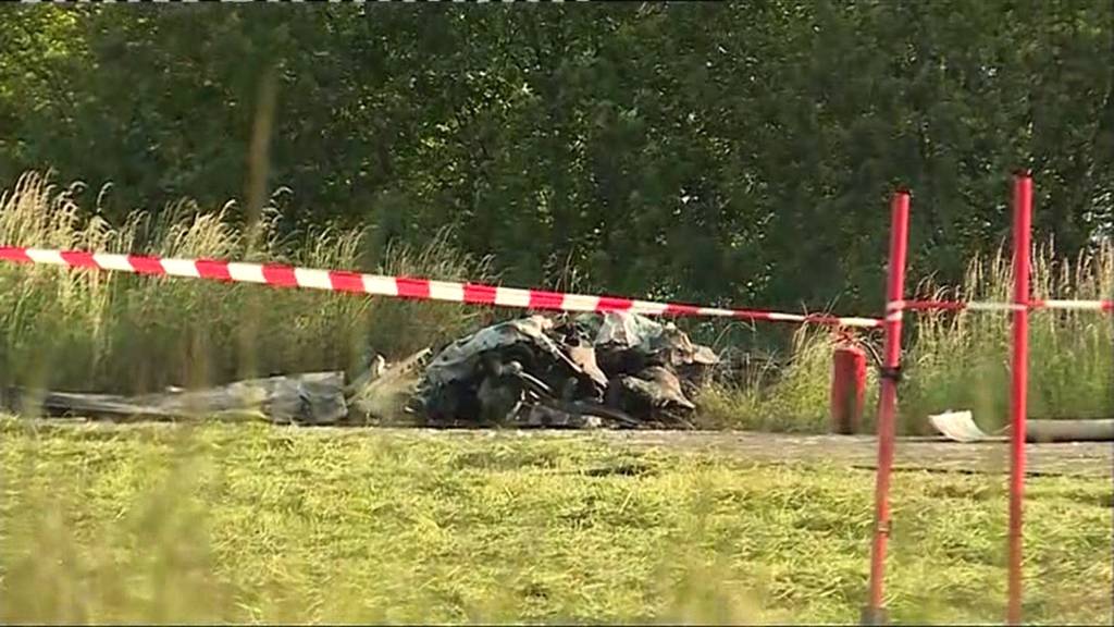 Pilot stirbt bei Flugzeug-Absturz nahe Flugplatz Birrfeld