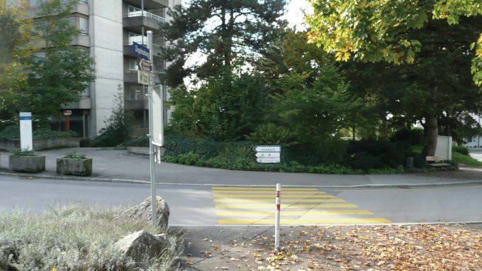 Durchgangsstation im alten Kantonsspital Zug