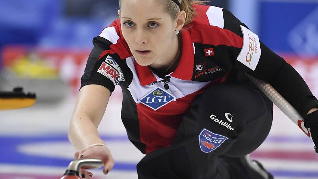 Marisa Winkelhausen, auf der 2. Position im Schweizer Team spielend