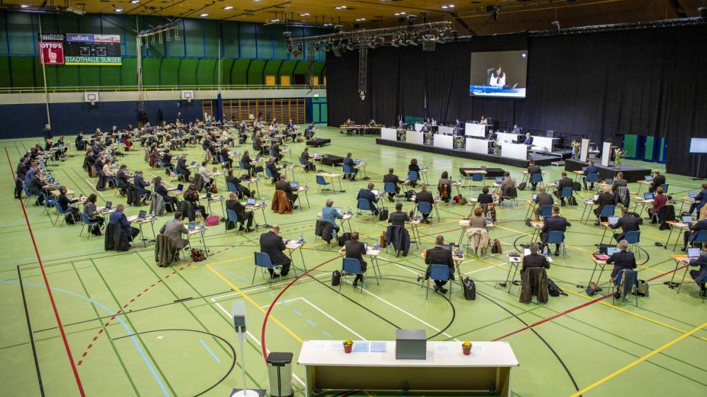 Während der Coronapandemie tagte das Luzerner Kantonsparlament in der Stadthalle Sursee. (Archivaufnahme)