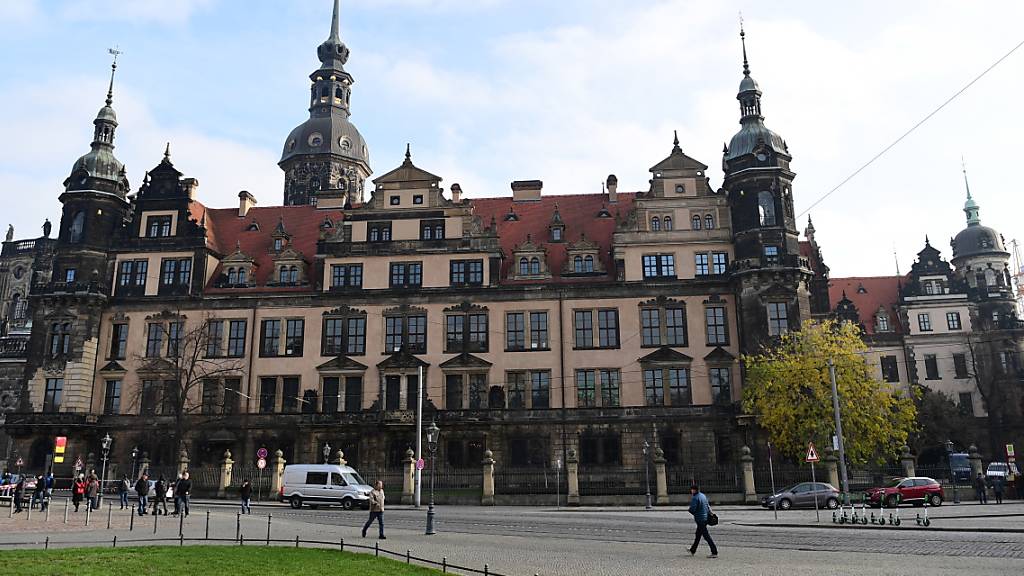 Das Residenzschloss im Zentrum von Dresden.