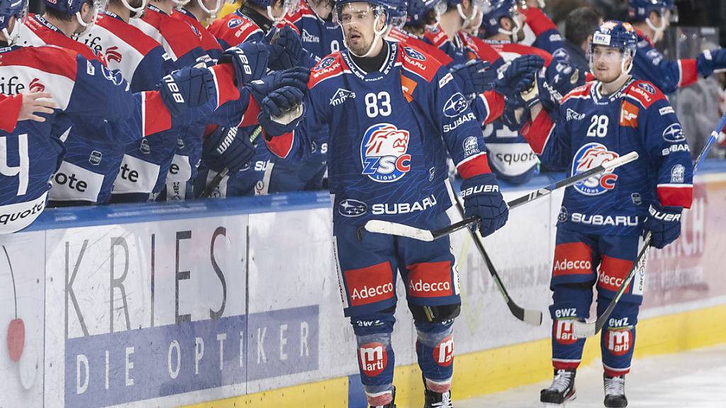 ZSC Lions nach sechs Tagen wieder Tabellenführer