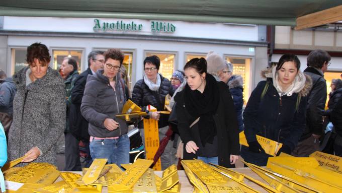 Ansturm auf Appenzeller Wandertafeln