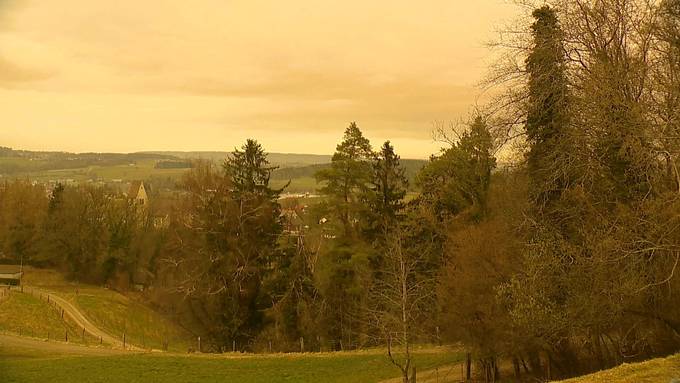 Wetterkapriole: Saharastaub über dem Thurgau