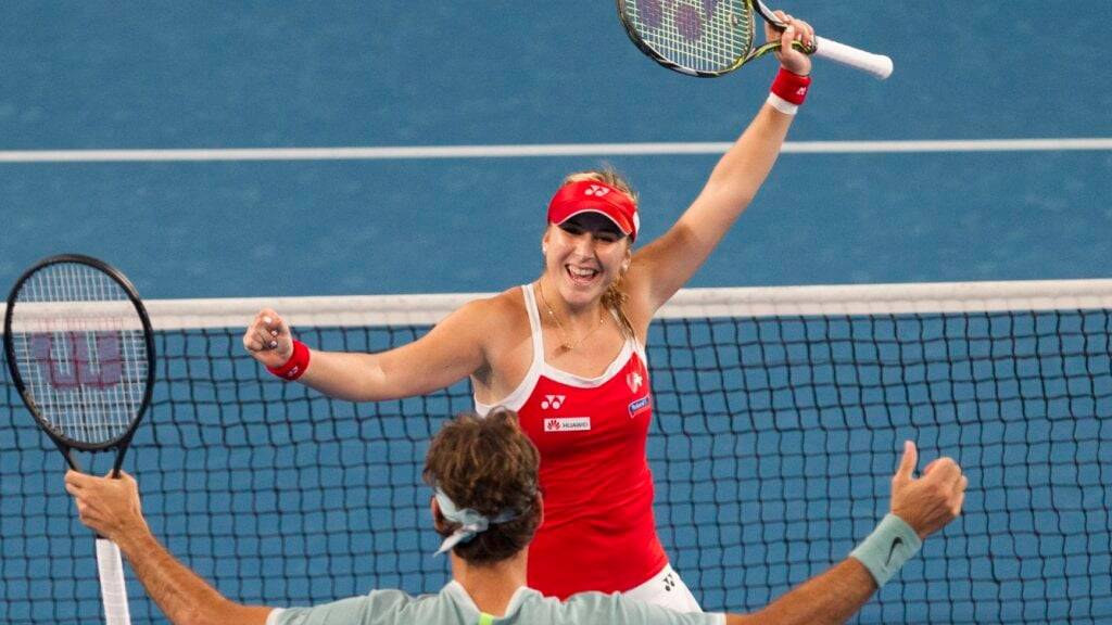Belinda Bencic, im Mixed schon mit Roger Federer erfolgreich unterwegs, will nun an der Seite von Alexander Zverev jubeln