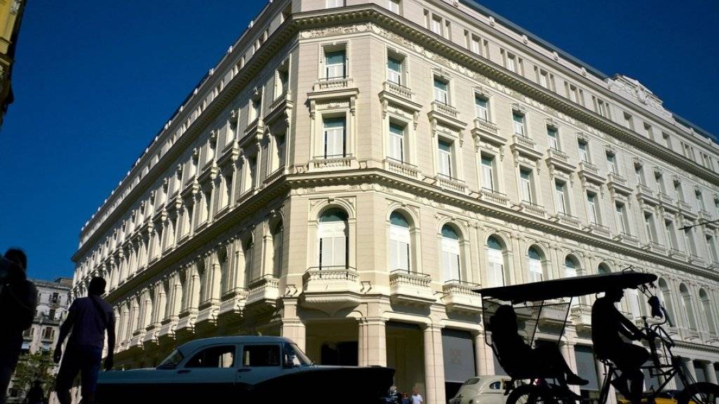 Blick auf das erste Fünf-Sterne-Hotel in  Kubas Hauptstadt Havanna. Die Nacht kostet zwischen 440 Dollar und knapp 2500 Dollar.