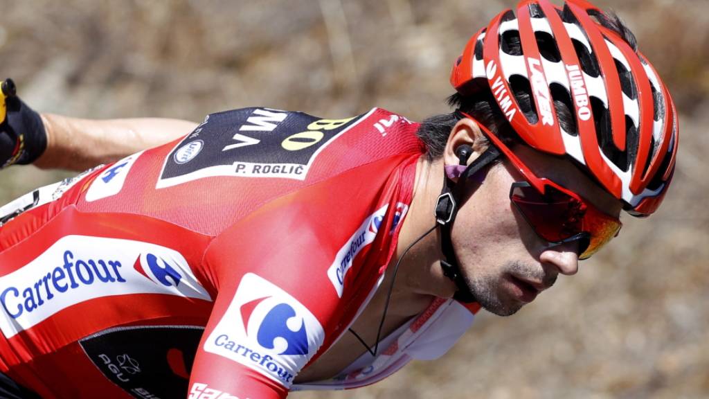 Der slowenische Leader Primoz Roglic sitzt in der Vuelta weiter fest im Sattel