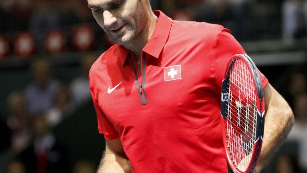 Sicherte der Schweiz den entscheidenden dritten Punkt: Roger Federer