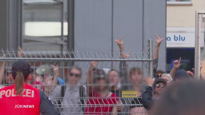 SVP-Anlass mit Polizeischutz: Linke Demonstranten stören in Winterthur