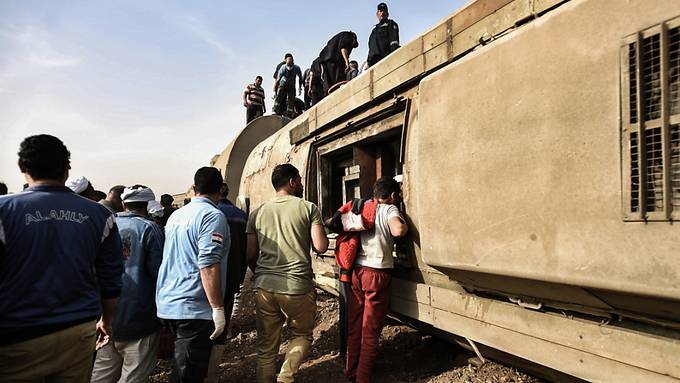 Erneut Zugunglück in Ägypten - Elf Tote und rund 100 Verletzte