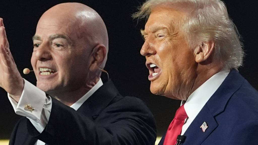 Donald Trump wird dem Fussball-Weltmeister den Siegerpokal überreichen