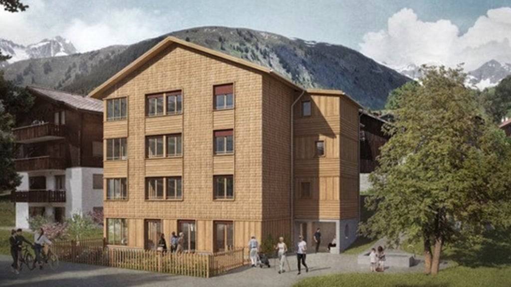 So soll der Neubau des Vereins Casa Depuoz in Sedrun aussehen.