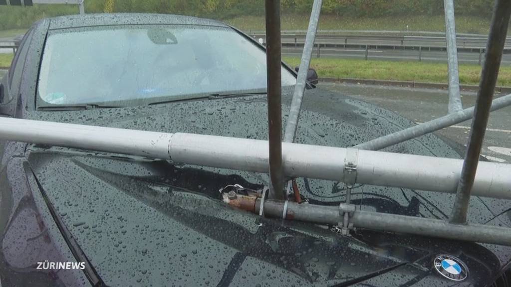 Herbststurm Benjamin: Orkanböen richten Schäden an