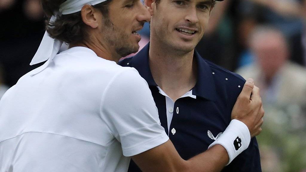 Erfolgreiches Oldie-Doppel: Andy Murray (re.) und Feliciano Lopez