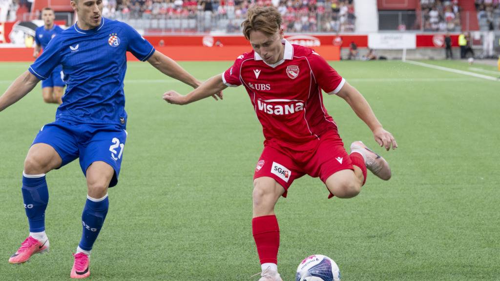 Michael Heule (rechts) wechselt von Thun zu Heidenheim
