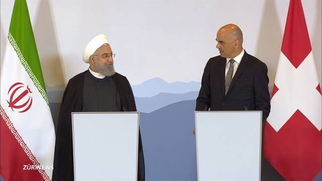 Darüber sprach der iranische Präsident mit Bundesrat Berset