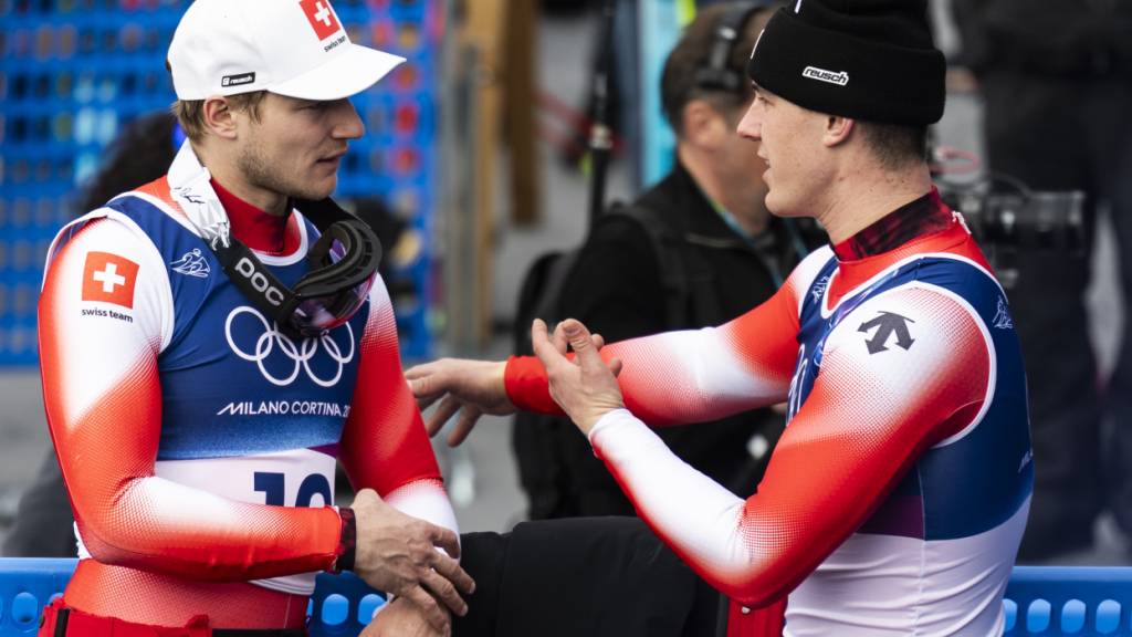 Franjo von Allmen und Marco Odermatt fahren aufs Podest im Super-G