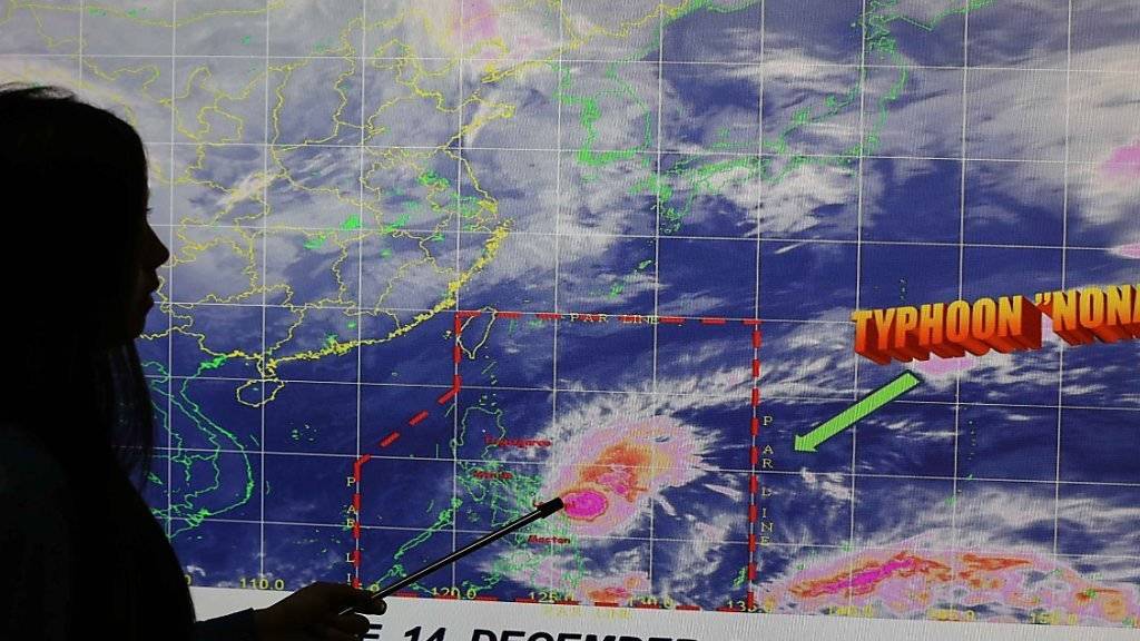 Meteorologen warnen vor Taifun «Melor», der auf den Philippinen «Nona» genannt wird.