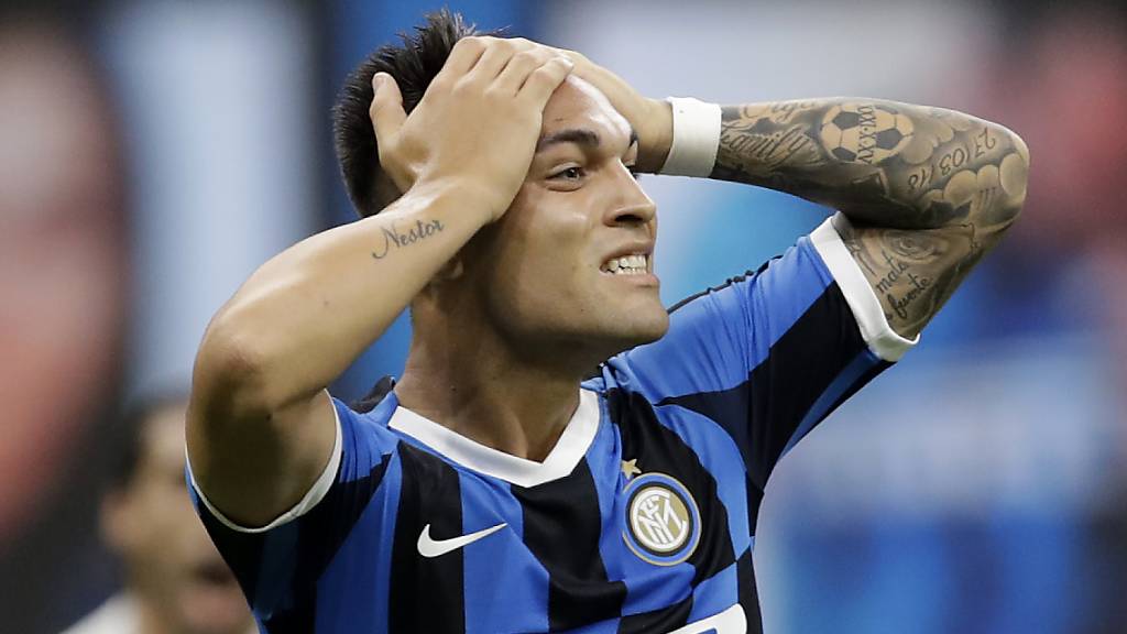 Grosse Chance vergeben: Inter Milans Goalgetter Lautaro Martinez ärgert sich während des 0:0 gegen Fiorentina