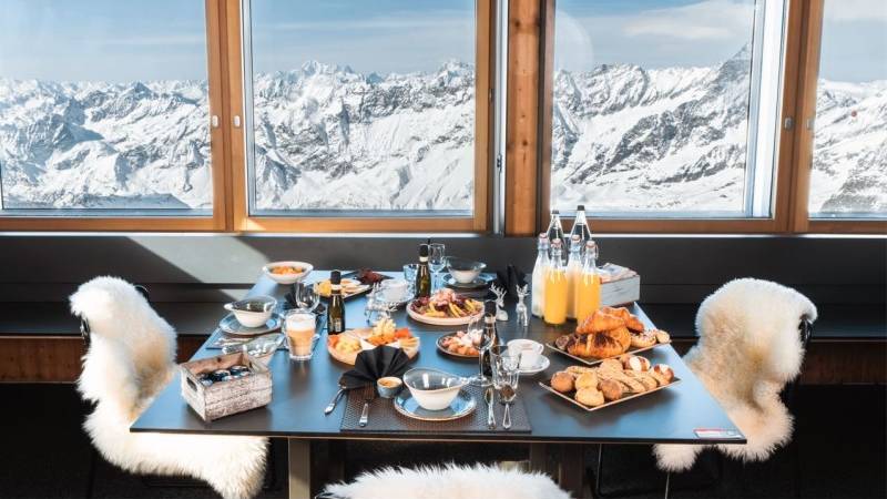 Höchstgelegenes Restaurant der Welt Glacier Paradise Zermatt