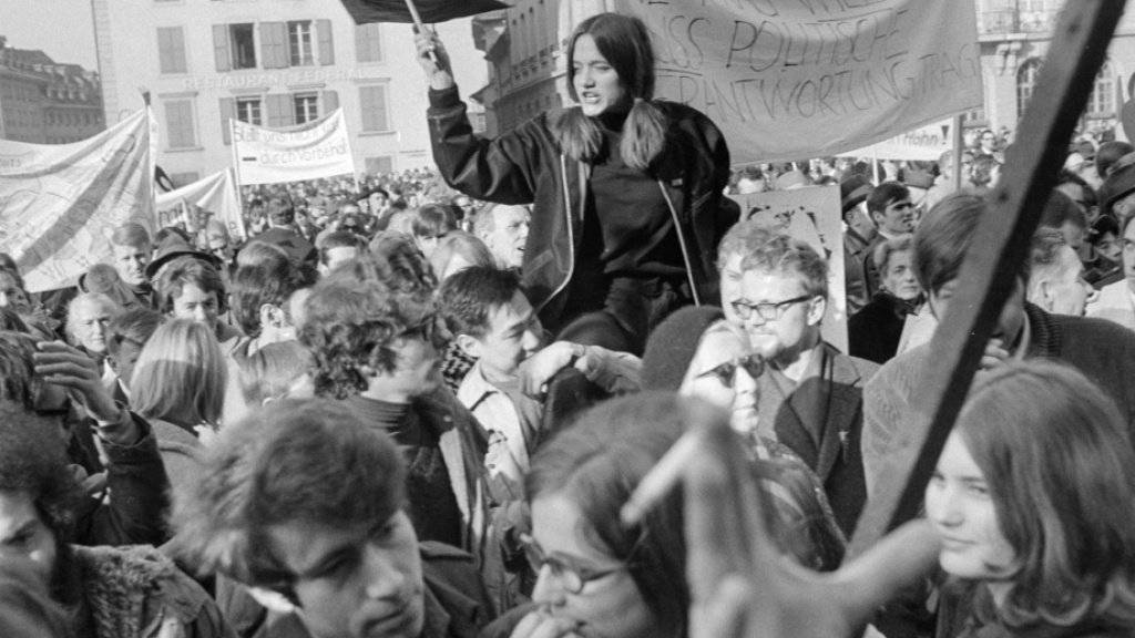 Kämpferische Stimmung auf dem Bundesplatz. (Archivbild)