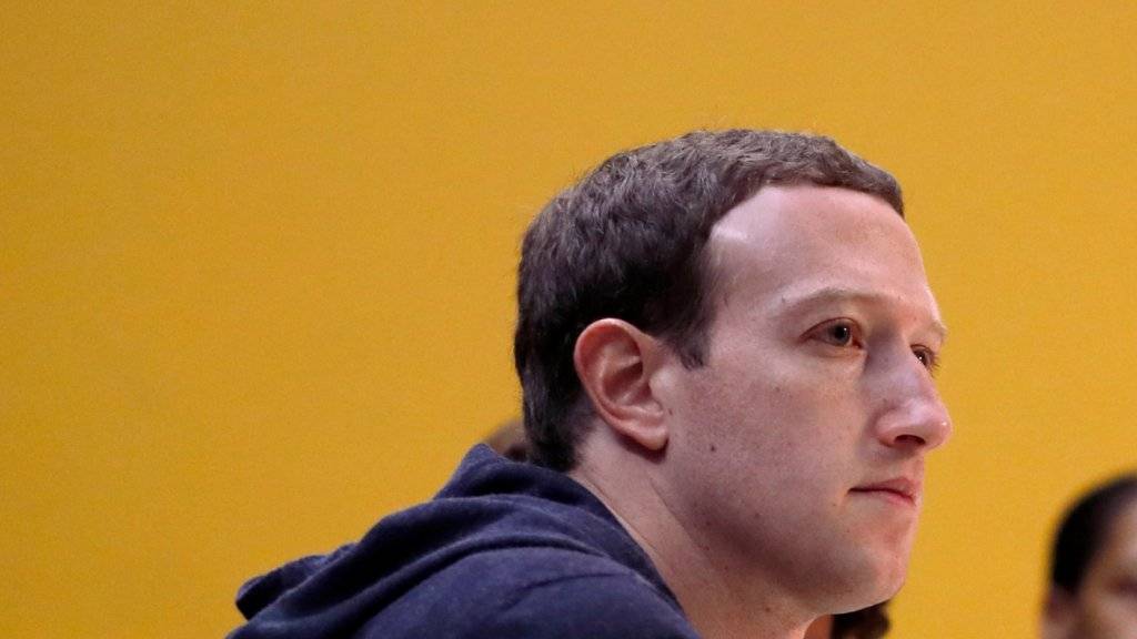 Entschuldigt sich in einem Brief an den US-Kongress: Facebook-Chef Mark Zuckerberg. (Archiv)