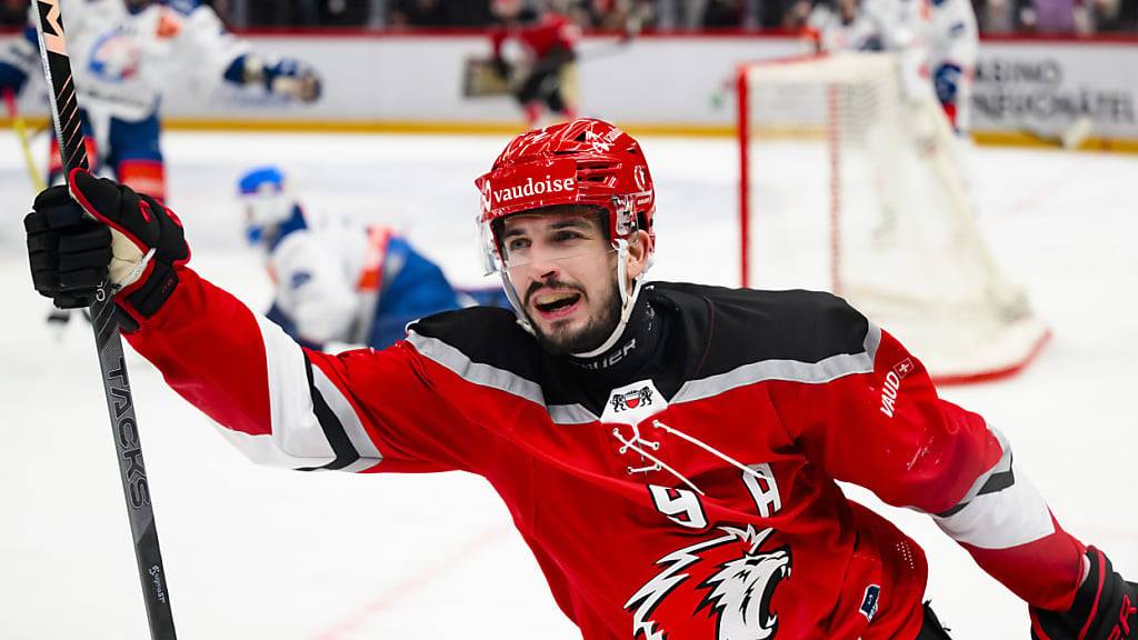 Damien Riat stürmt auch die nächsten fünf Saisons für den Lausanne HC