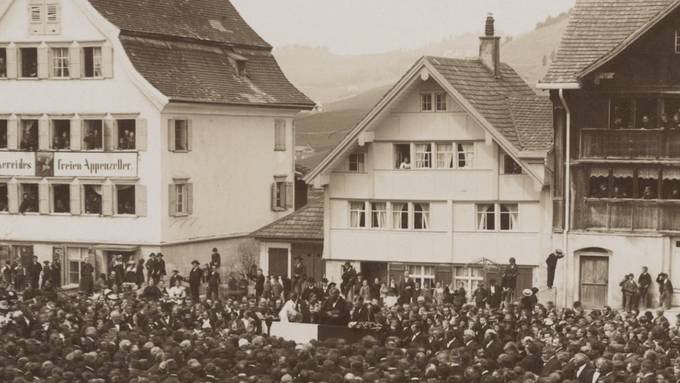 Innerrhoder Landesarchiv öffnet Bildersammlung zur Landsgemeinde