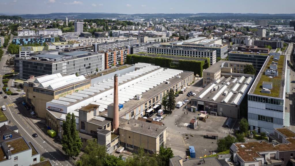 Im Gebiet MFO-West in Zürich-Oerlikon sollen 220 Wohnungen, aber auch ein Quartierplatz und ein Quartierpark entstehen.