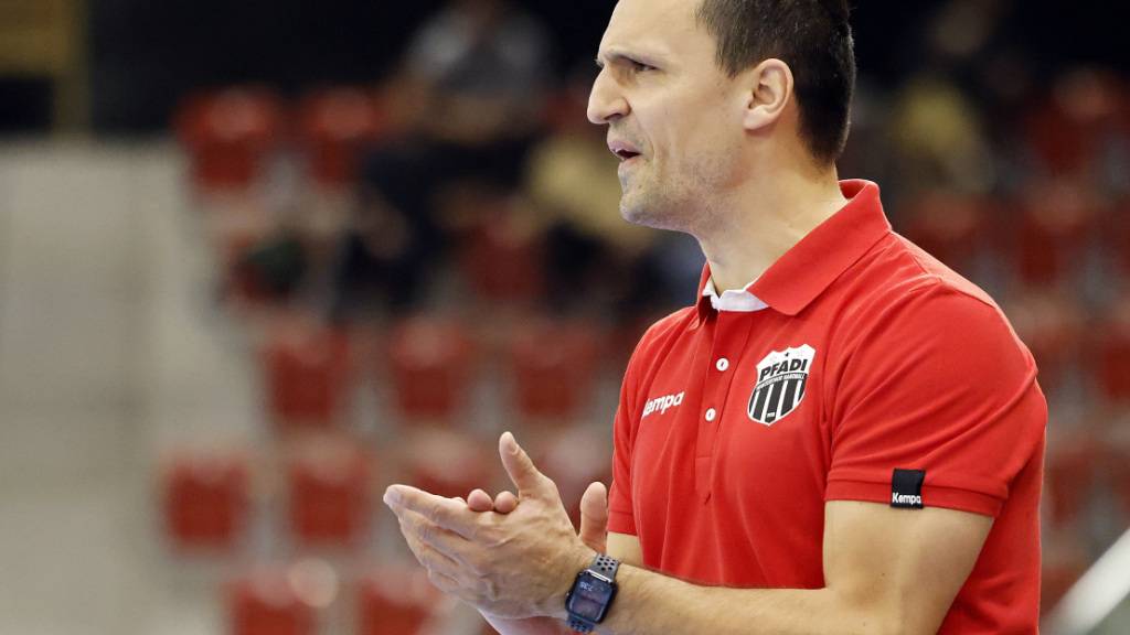 Bei Pfadi Winterthur geht es vorwärts: Trainer Goran Cvetkovic darf zufrieden sein