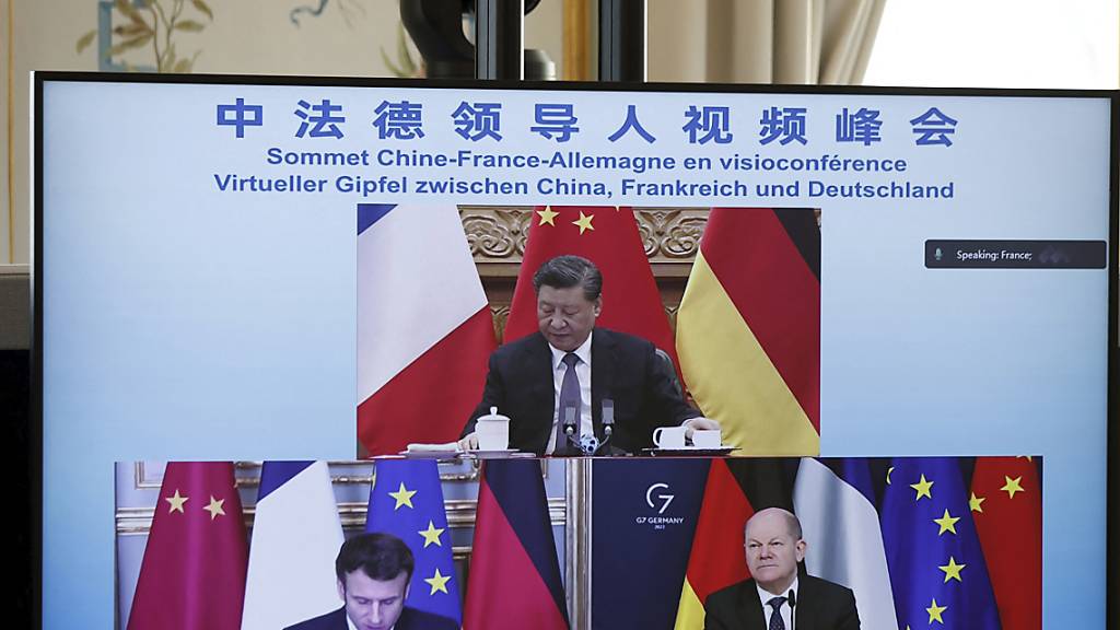 Scholz und Macron sprechen mit Xi Jinping über Ukraine-Krieg