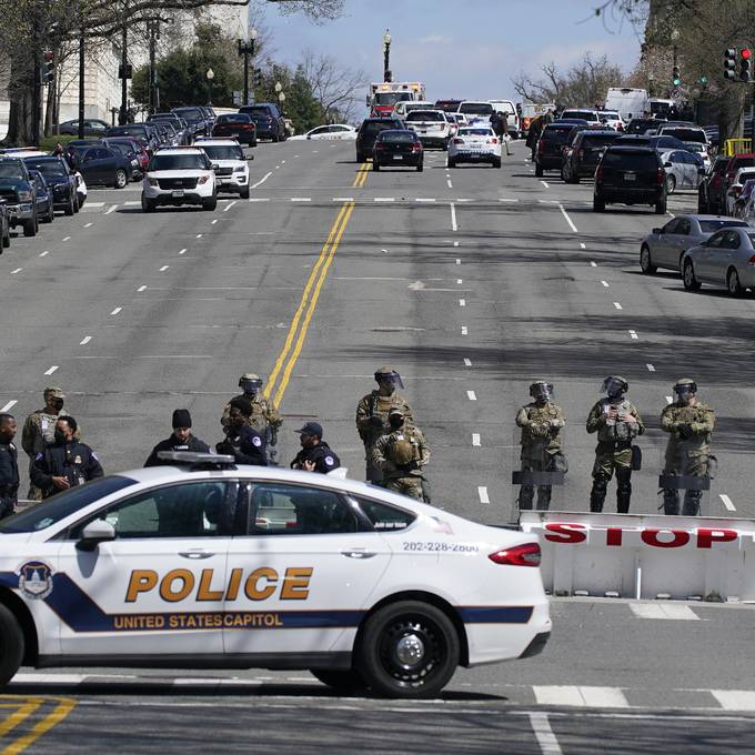 Angreifer rammt Polizisten am US-Kapitol - Fahrer und ein Beamter tot