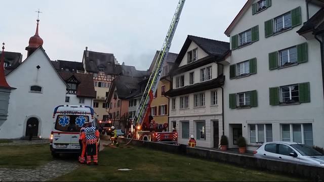 Brand in Bremgarter Altstadt