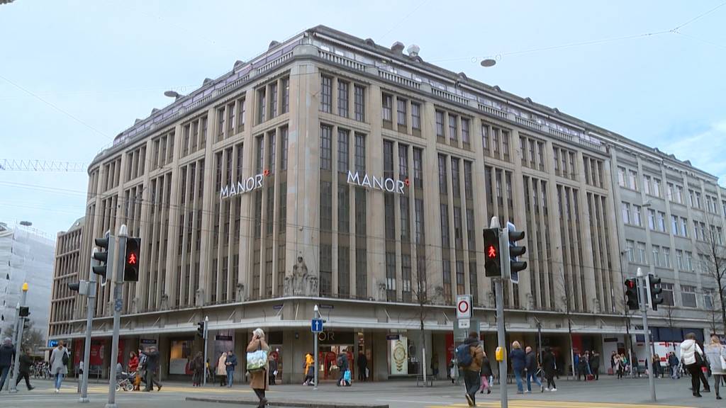 Letzter Tag für Manor-Filiale an der Bahnhofstrasse