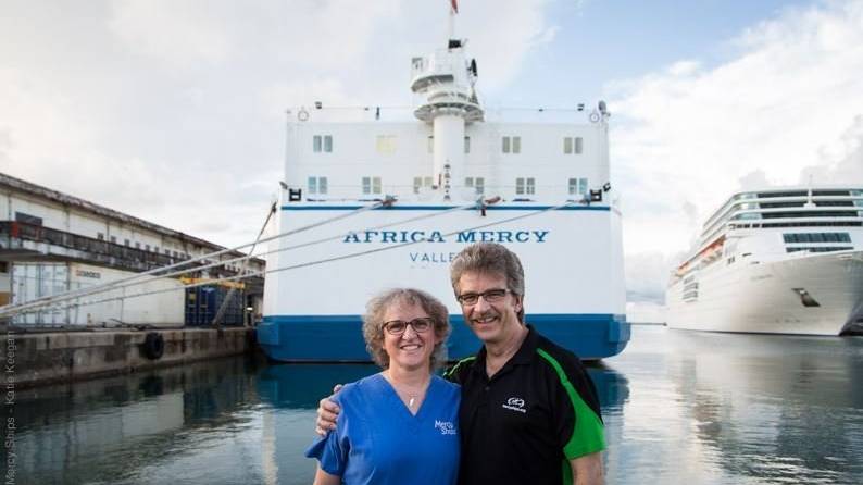 Haben auf einem Spitalschiff gearbeitet: Martha und Harry Leutert aus Aadorf.