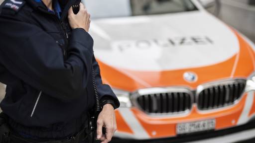 Baum stürzt in Goldach SG während eines Gewitters auf ein Auto