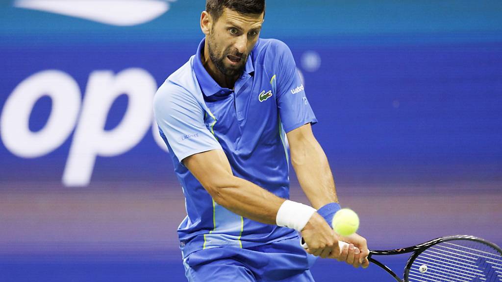 Die 1. Runde gegen Alexandre Muller überstand Novak Djokovic erwartungsgemäss ohne Probleme