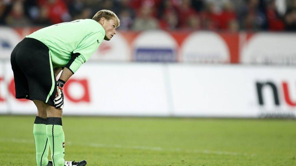 Österreichs Alexander Manninger bei einem Länderspiel im Oktober 2007 im Zürcher Letzigrund gegen den Schweiz