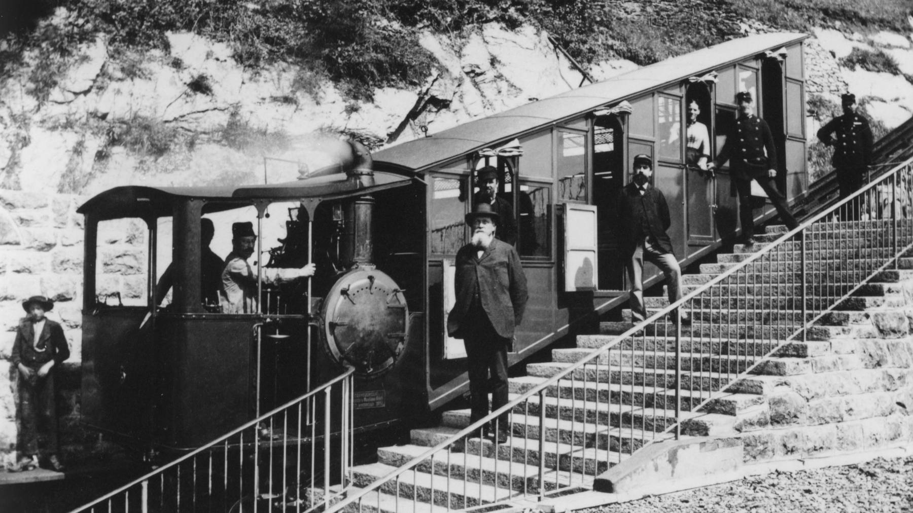 Dampftriebwagen der Pilatus-Zahnradbahn