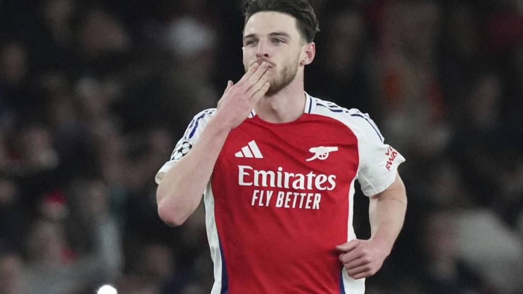 Declan Rice ist mit zwei Freistoss-Toren der Matchwinner für Arsenal beim 3:0 gegen Titelverteidiger Real Madrid