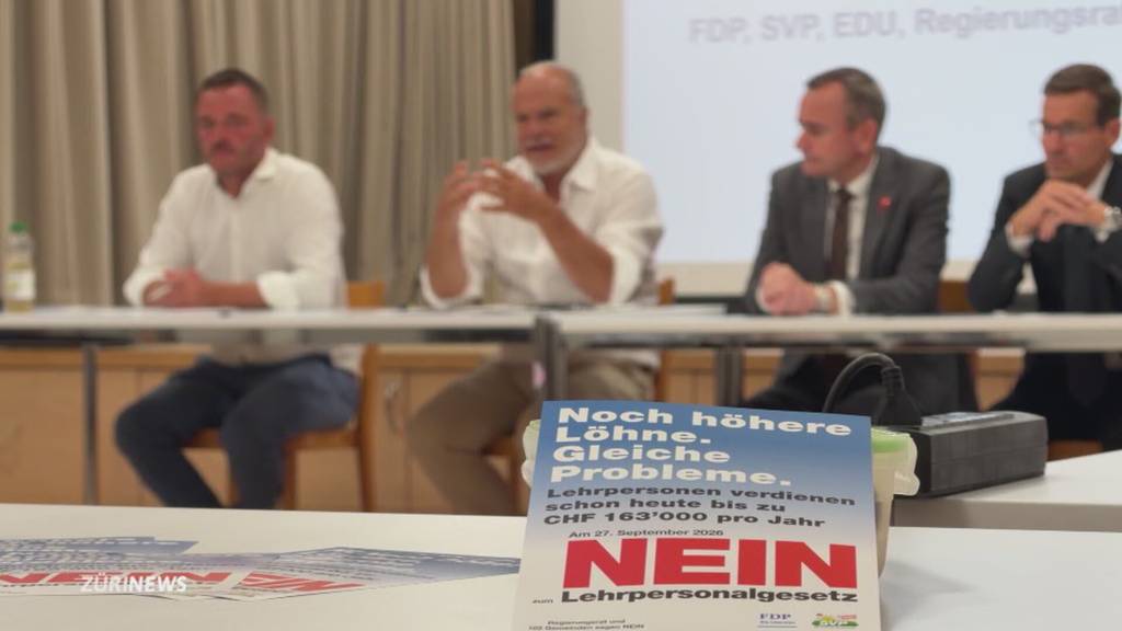 Zu teuer: Gegner des Lehrpersonalgesetzes lancieren Abstimmungskampf