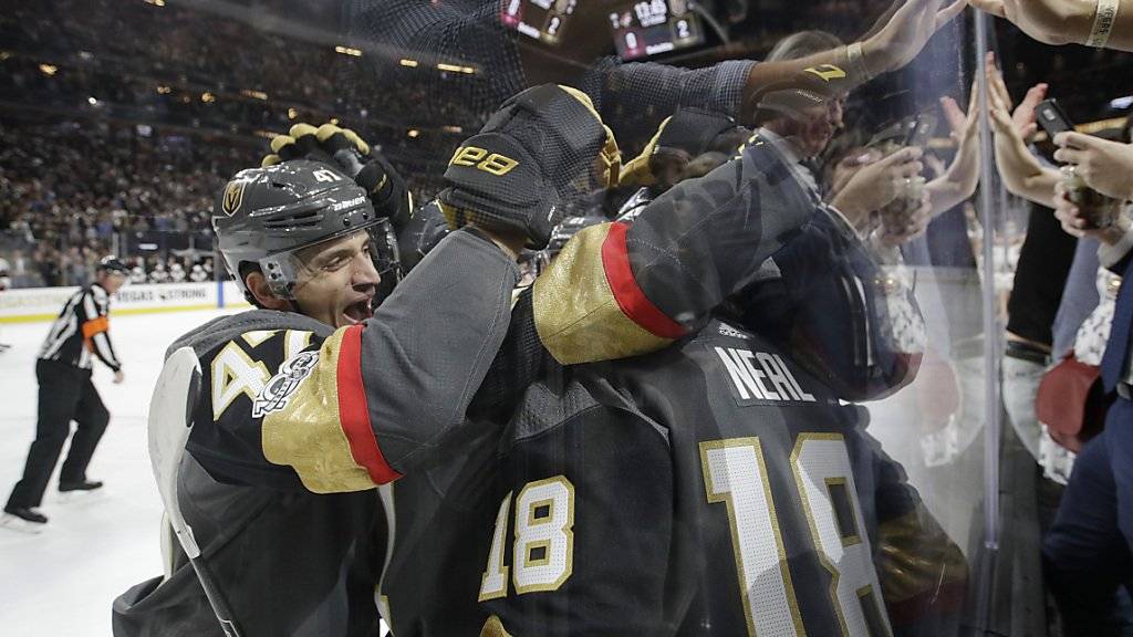 Die Vegas Golden Knights wollen ihren Siegeszug bis zum Gewinn des Stanley Cups fortsetzen